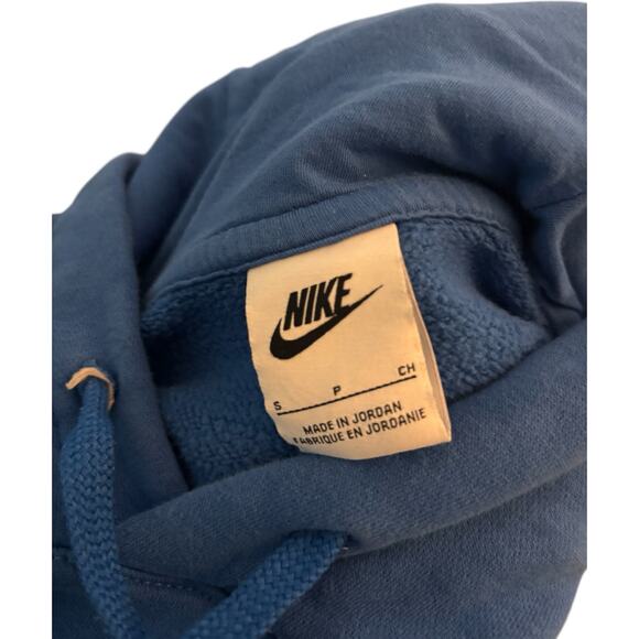 Nike Sportswear Club Fleece Pullover Hoodie, Blue, Men's Size Small - Picture 4 of 5